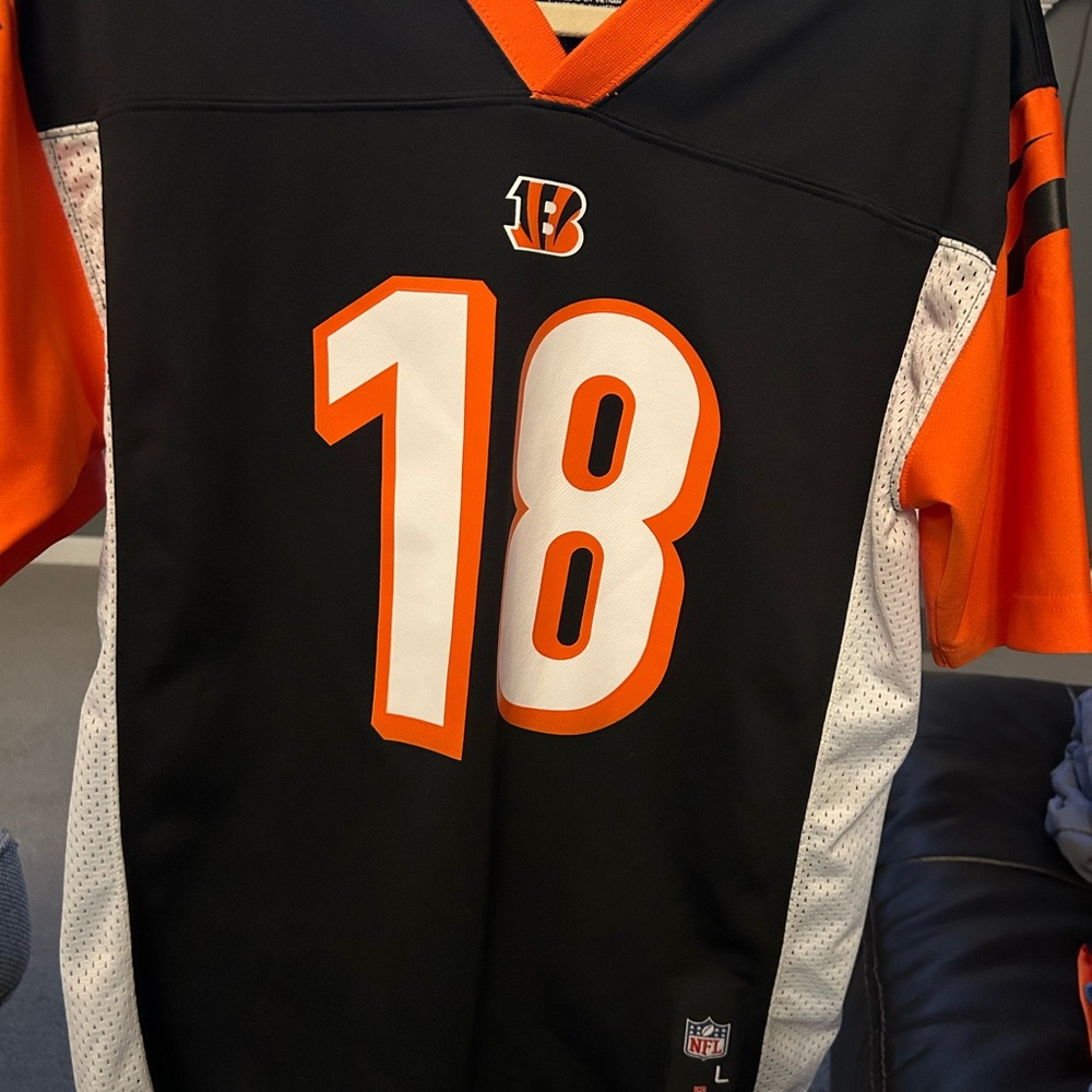 Black and Orange Sports Jersey